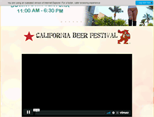 Tablet Screenshot of californiabeerfestival.com